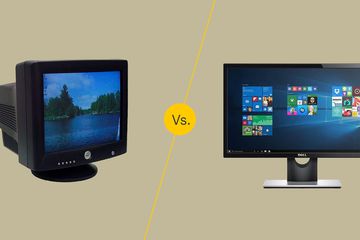 CRT vs. LCD monitor