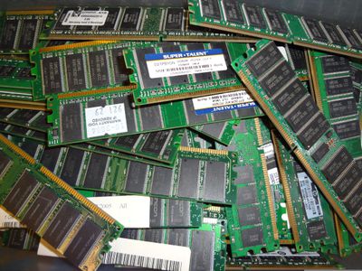 A pile of RAM sticks