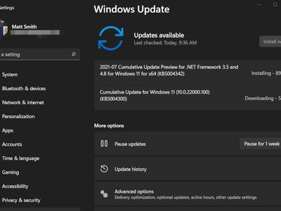 A screenshot of the Windows Update screen in Windows 11.