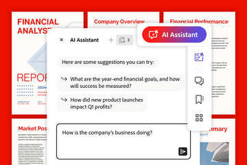 The new Adobe Acrobat AI Assistant